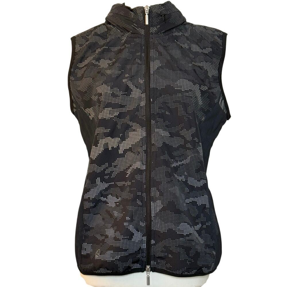 Chase 54 Packable Layering Vest Digital Camo Womens Size L Golf Travel